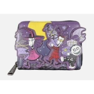 Loungefly Nightmare Before Christmas Lock, Shock & Barrel Bathtub Glow Wallet